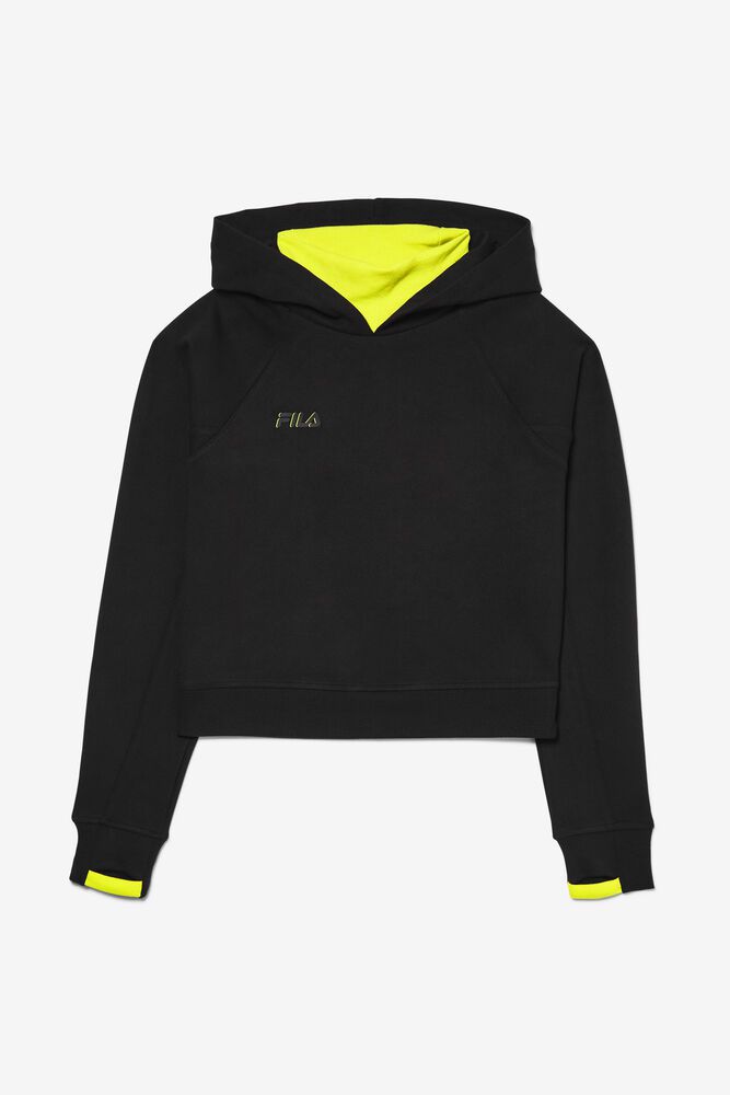 Fila Naisten Huppari Legendary Turtle Neck Mustat - NROK-31264